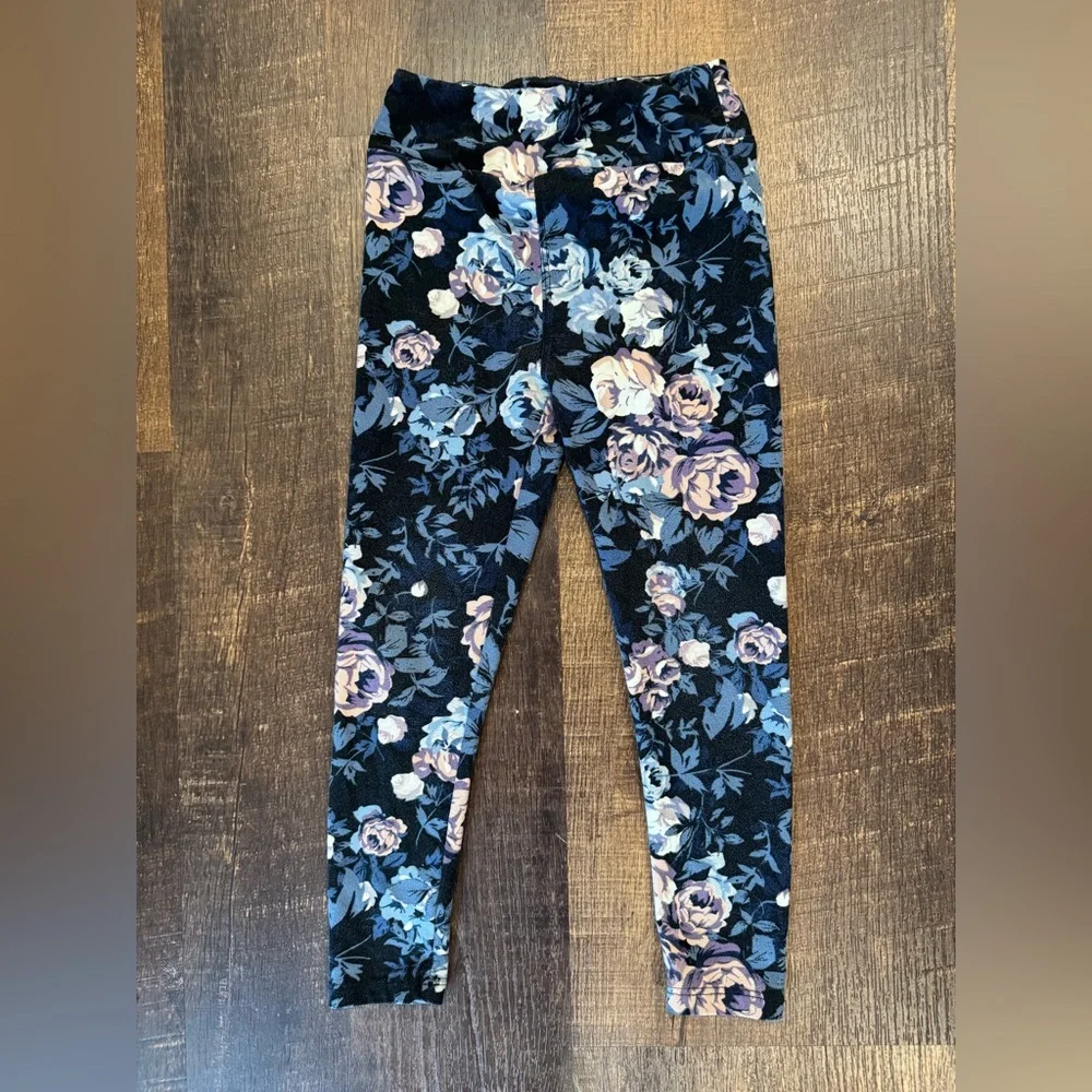 Lularoe Floral Kids Leggings
